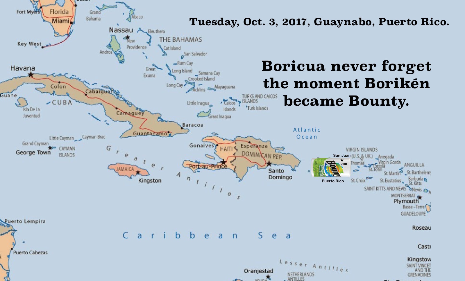 map-caribbean-central_america-political